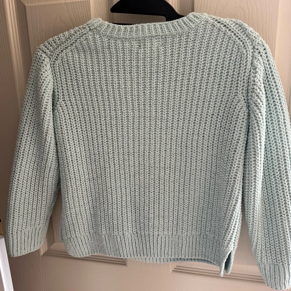 Mint Green Kids Knit Sweater - Picture 4 of 4